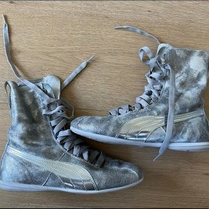 Puma Eskiva High Metallic boxing shoe SZ 7.5